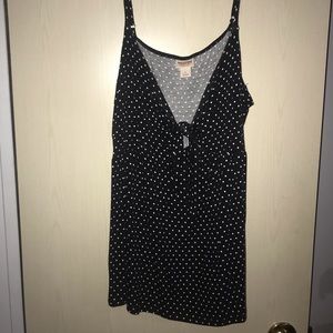 Polka dot tank top